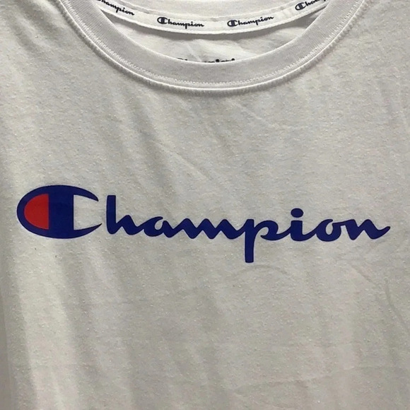 Champion Size Small White Crop Top. Preowned - Picture 2 of 5